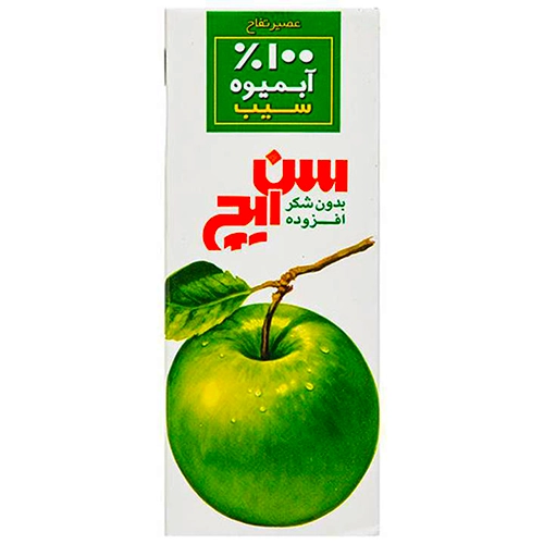 آبمیو پاکتی سیب 200میل لیتر سن ایچ copy آبمیو پاکتی سیب 200میل لیتر سن ایچ - تصویر 1