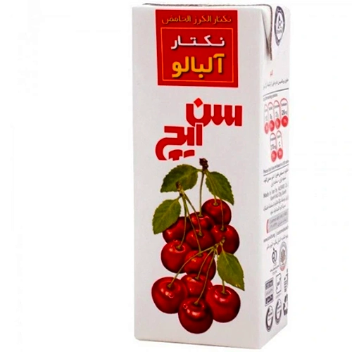 آبمیوه پاکتی آلبالو 200سی سی سن ایچ copy آبمیوه پاکتی آلبالو 200سی سی سن ایچ - تصویر 1