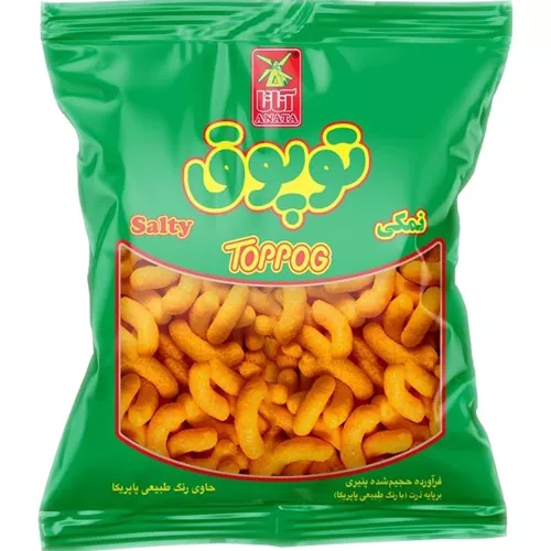 اسنک توپوق نمکی 140گرم آناتا اسنک توپوق نمکی 140گرم آناتا - تصویر 1