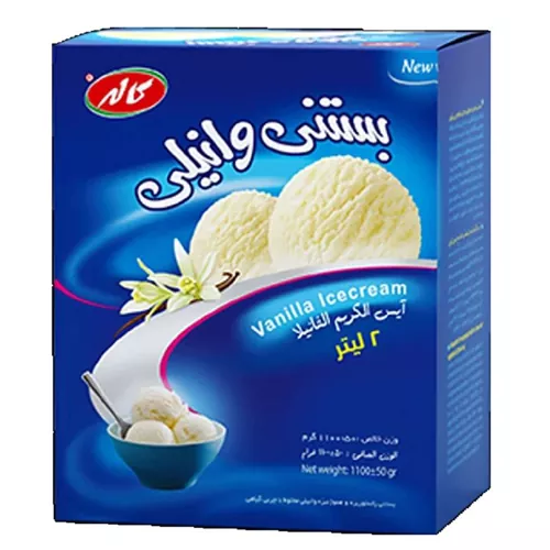 بستنی وانیلی 2لیتر کاله بستنی وانیلی 2لیتر کاله - تصویر 1