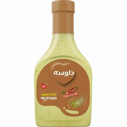 سس خردل دیجون copy سس خردل ديجون 410گرم دلوسه - تصویر 1