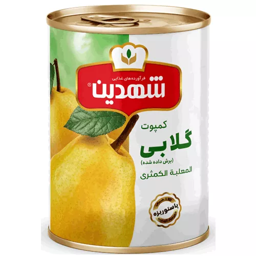 -گلابی-370گرم-شهدین.webp کمپوت قوطی گلابی 370گرم شهدین - تصویر 1