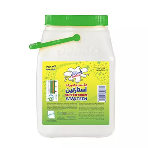 ماست همزده کم چرب پروبیوتیک 2200گرم دامداران ماست همزده کم چرب استارتین 2200گرم دامداران - تصویر 1