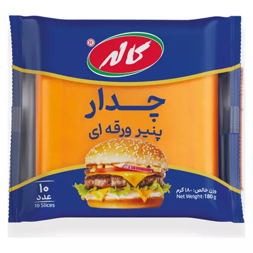 -اي-چدار-10عددي-کاله.webp پنير ورقه ای چدار 10عددی کاله - تصویر 1