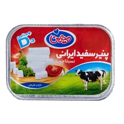 پنیر سفید نسبتا چرب 100گرم میهن پنیر سفید نسبتا چرب 100گرم میهن - تصویر 1