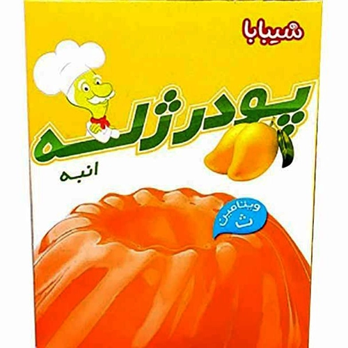 پودر ژله انبه copy پودر ژله انبه 100گرم شیبابا - تصویر 1