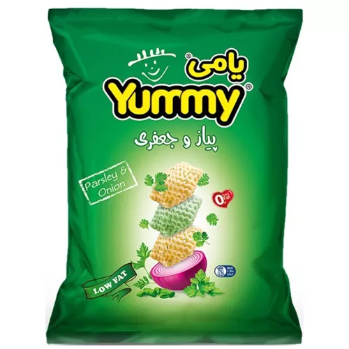 -جعفری-40گرم-يامي.webp اسنک با طعم پیاز جعفری 40گرم يامی - تصویر 1