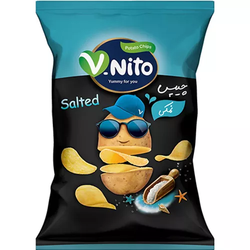 چیپس نمکی وی 55گرم نیتو چیپس نمکی وی 55گرم نیتو - تصویر 1